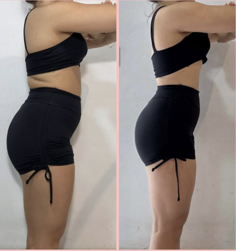 Transformação de aluna · Desafio Seca Diva