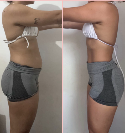 Transformação de aluna · Desafio Seca Diva