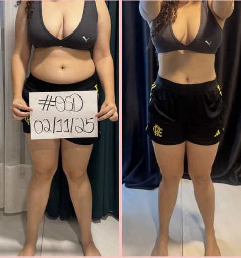 Transformação de aluna · Desafio Seca Diva